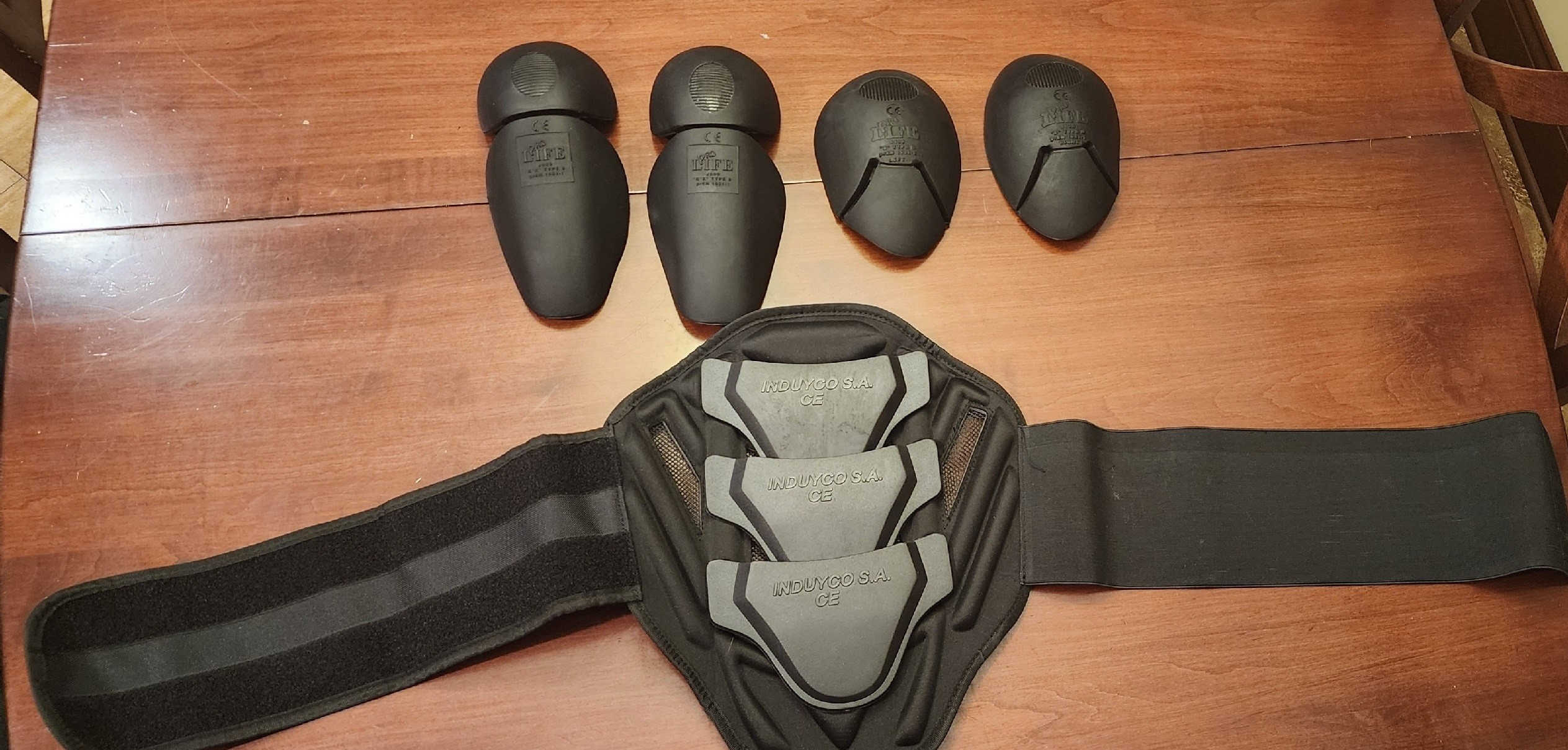 Full view of the Carabinieri armored motorcycle jacket