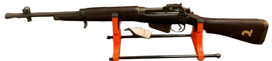 Left side overall view of the No. 5 Mk I Jungle Carbine before restoration