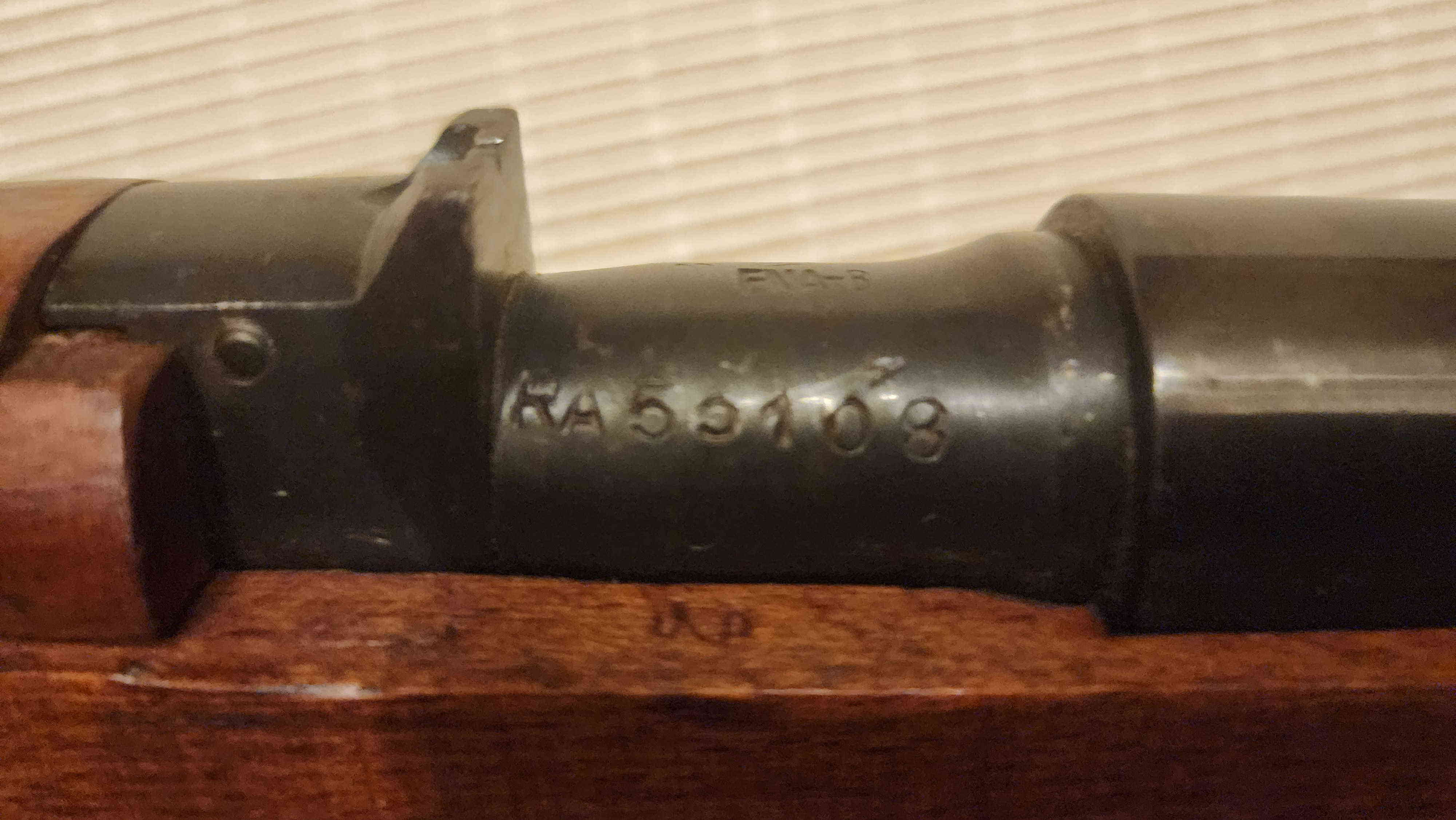 Serial number RA53108 with RA prefix