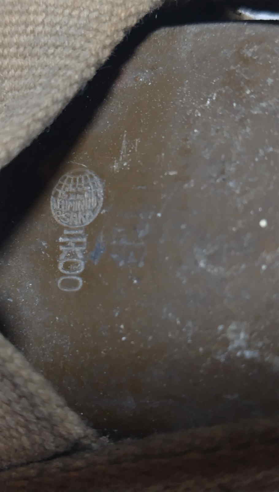 Osaka Aluminum globe trademark and Koki 2600 date marking on the Japanese Army canteen