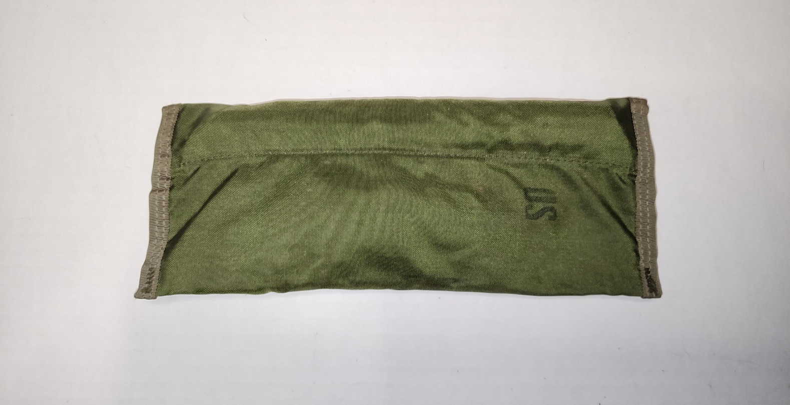 Front of pouch showing U.S. stamp