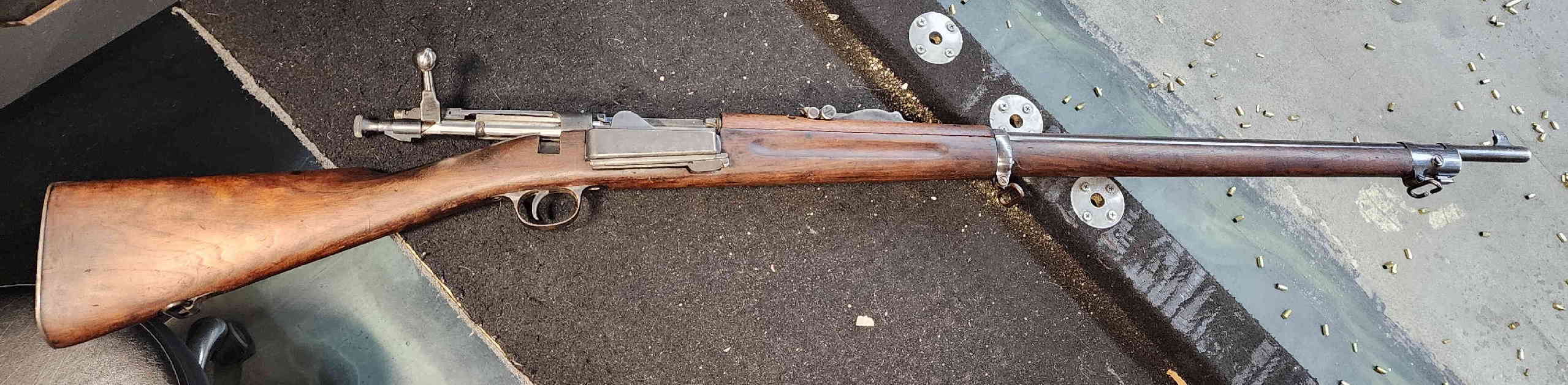 U.S. Krag-Jørgensen Model 1898 rifle, full-length view