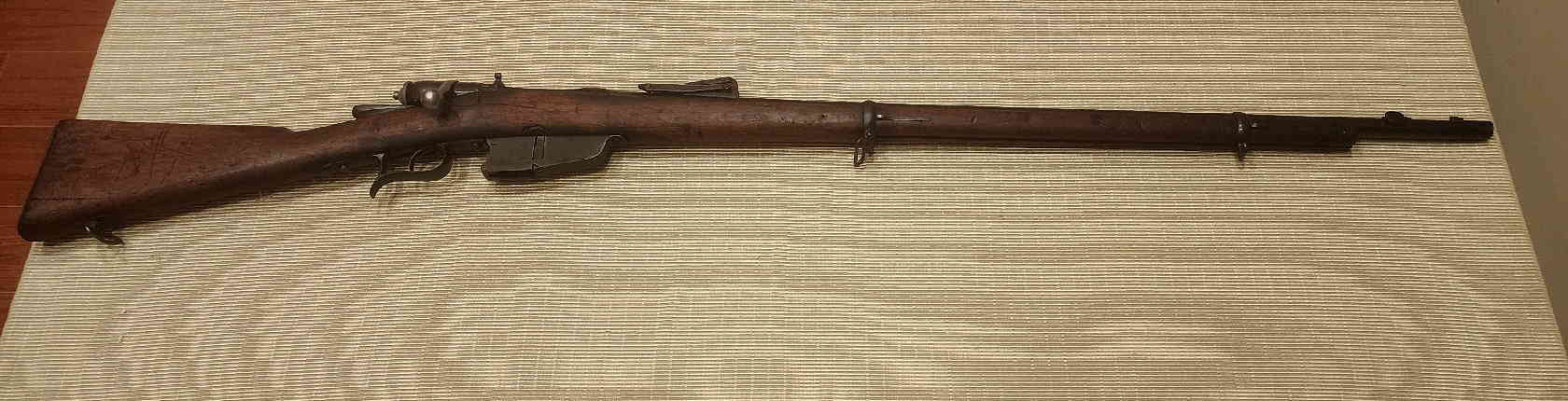Vetterli rifle after restoration